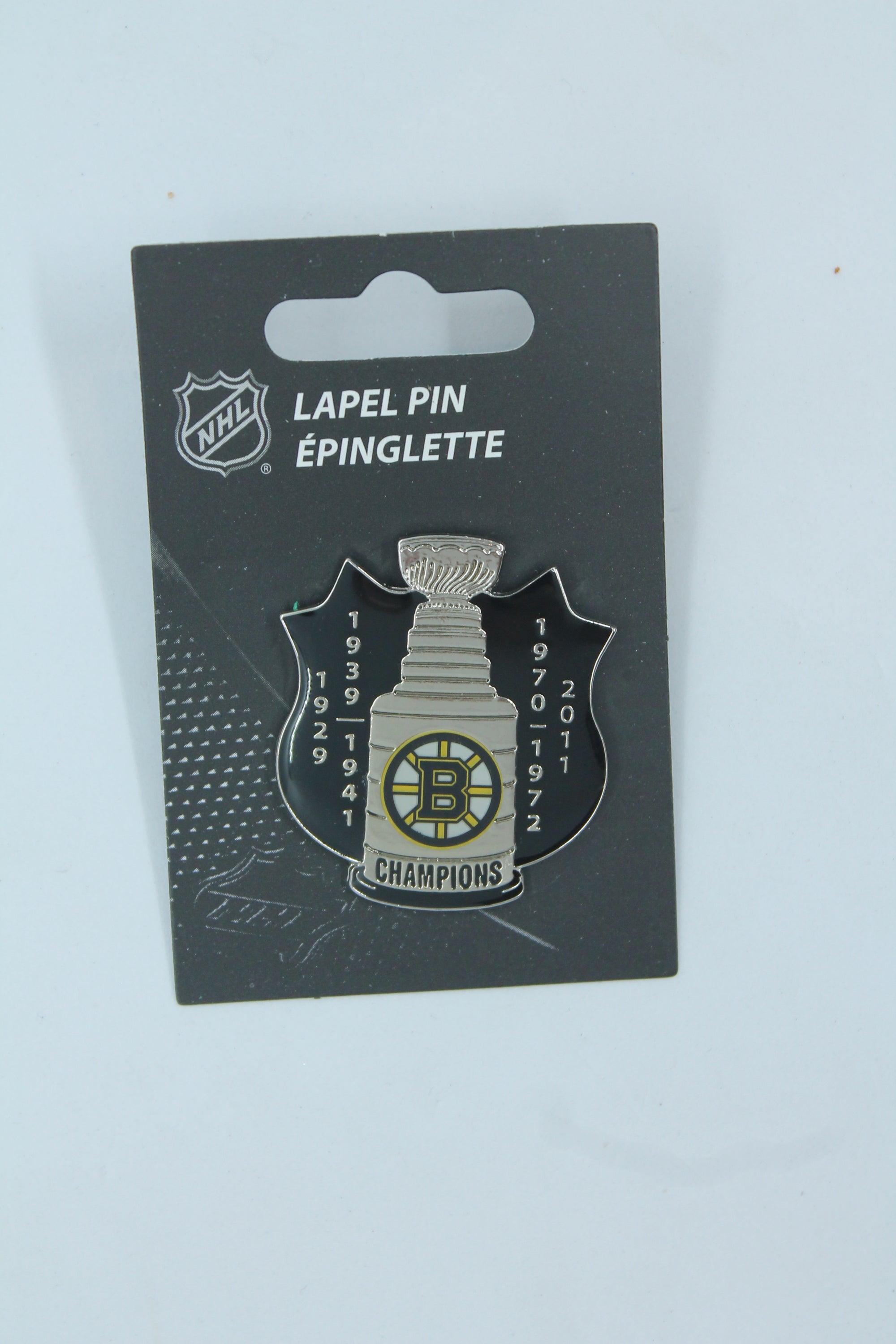 NHL Boston Bruins Stanley Cup Collector Pin