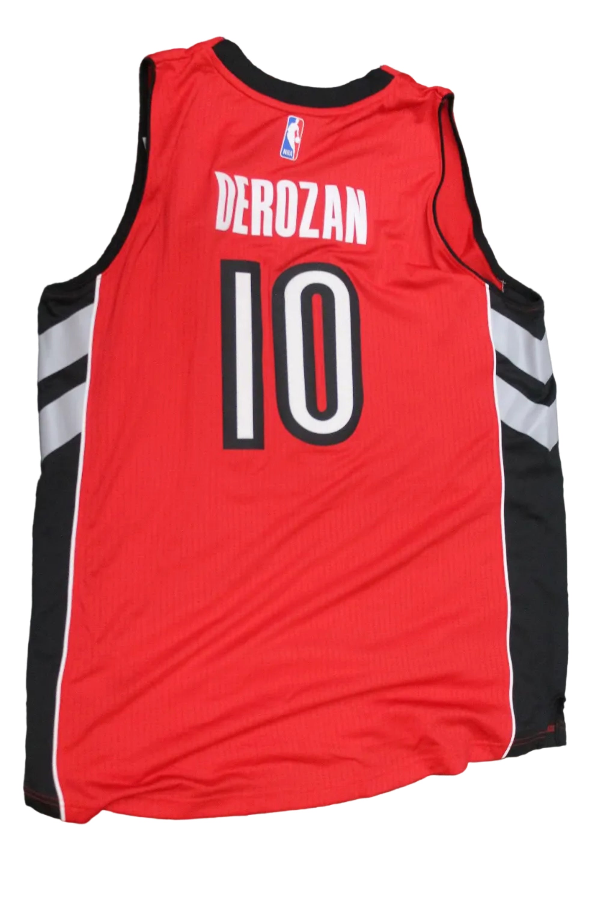 NBA Toronto Raptors D. Derozan #10 Swingman Adidas Men's Jersey - XL