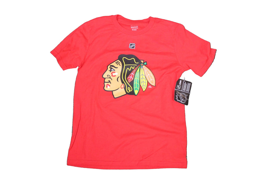 NHL Chicago Blackhawks Youth J. Toews #19 Reebok Name & Number Tee (red) - no "C"