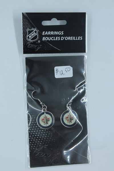 NHL Winnipeg Jets Dangle Earrings