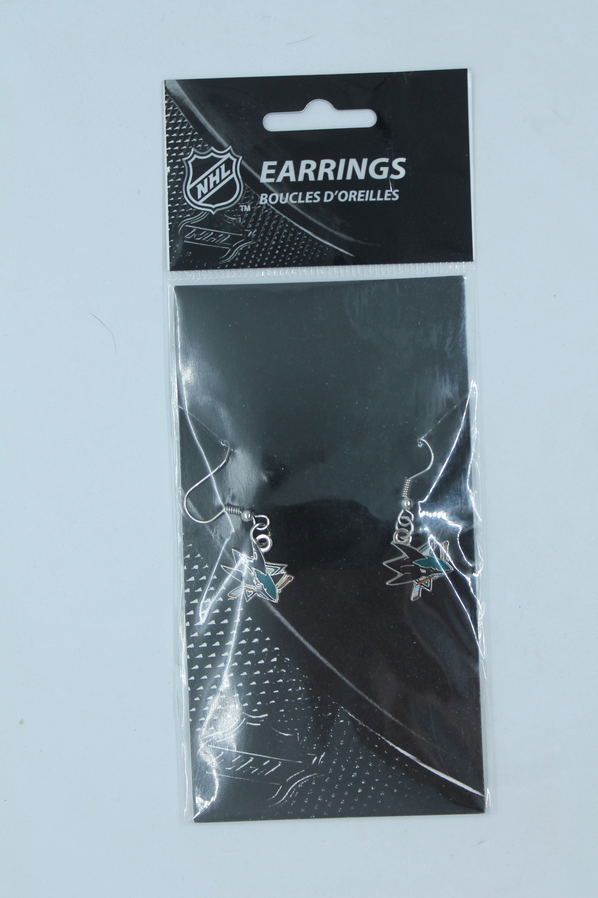 NHL San Jose Sharks Dangle Earrings