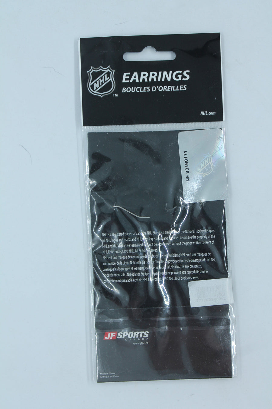 NHL San Jose Sharks Dangle Earrings