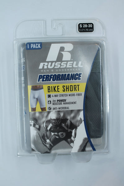 Russell Men's Underwear Bike Short- Small 28-30