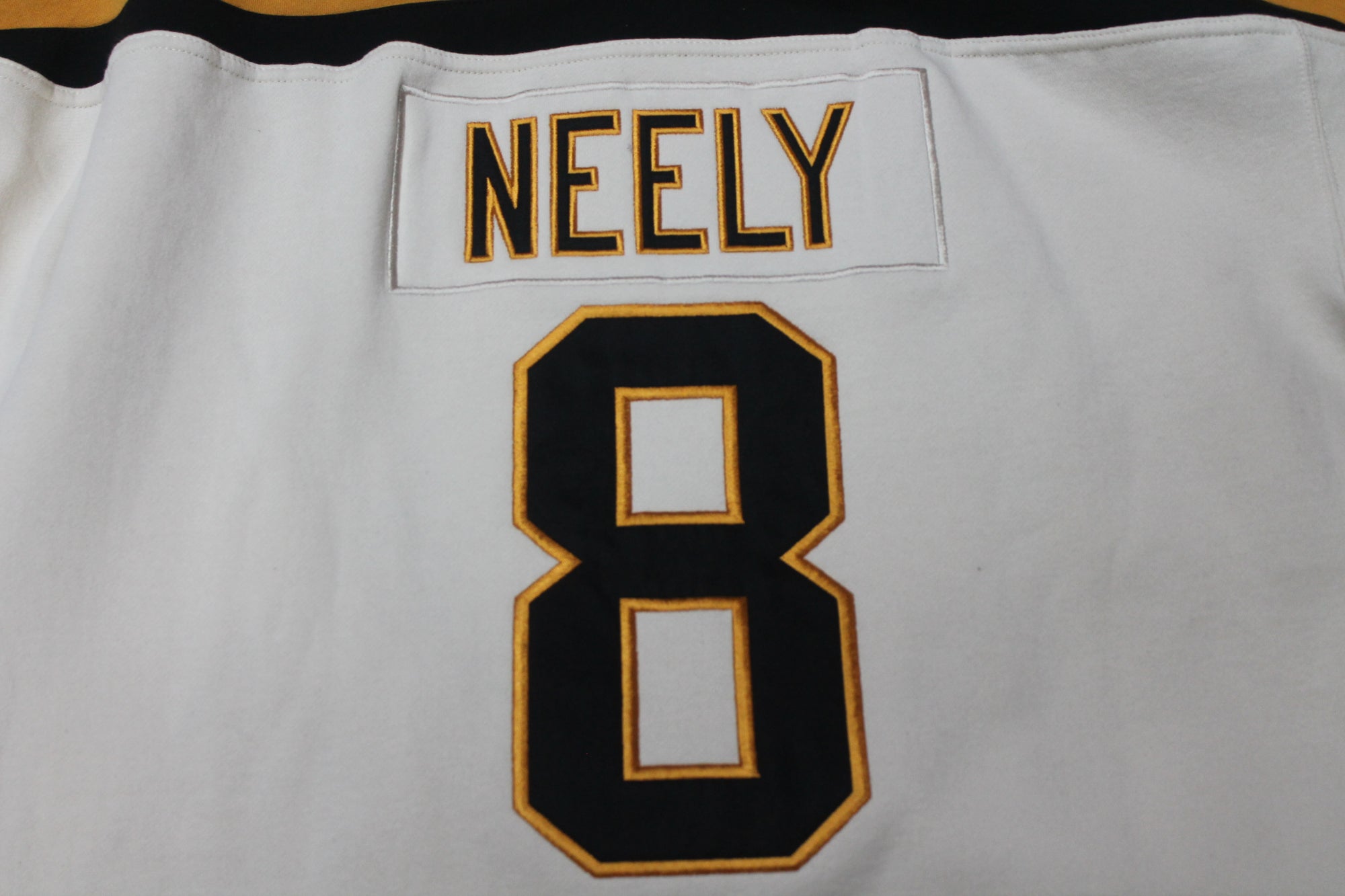 NHL Boston Bruins Cam Neeley Men's Old Time Hockey Alumni Lacer Hoodie - XLarge