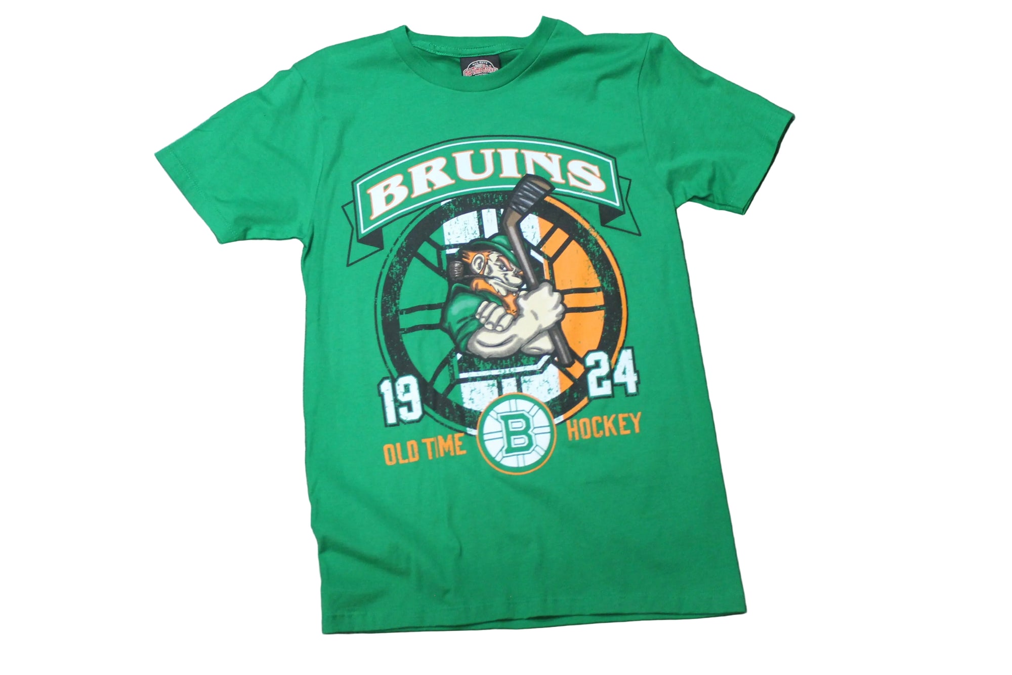 NHL Boston Bruins Men's Old Time Hockey St. Patty's Tee - Small