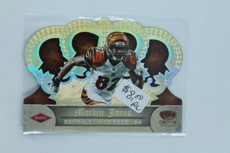 Marvin Jones 2012 Crown Royale - Gold Holo-Foil Rookie Card #49/99