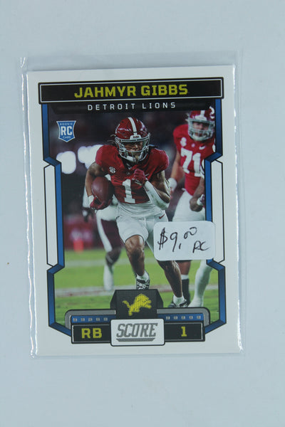Jahmyr Gibbs 2023 Score Rookies - Rookie Card