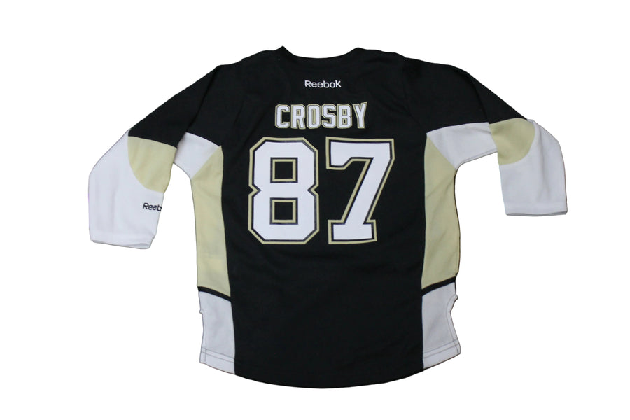 NHL Sidney Crosby #87 Kid's Reebok Replica Home Jersey - Pittsburgh Penguins - Size 4-7
