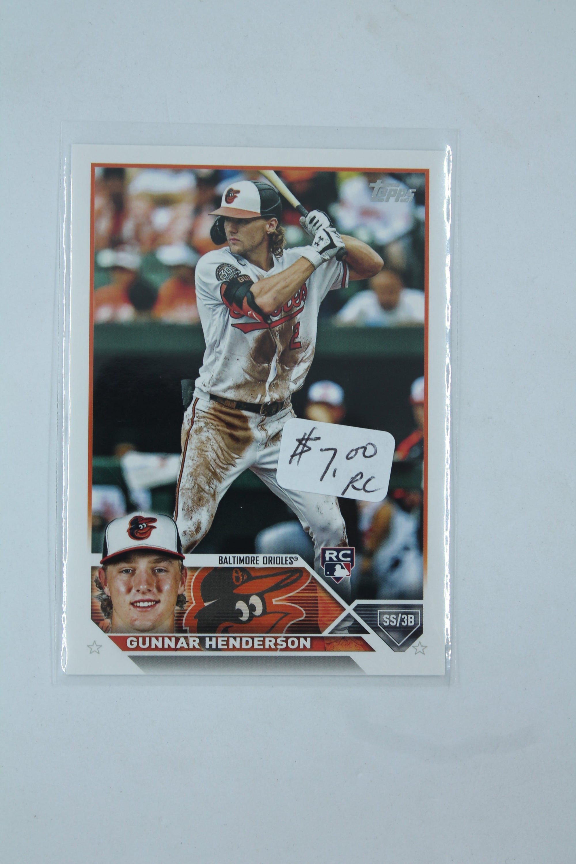 Gunnar Henderson 2023 Topps Rookie Card