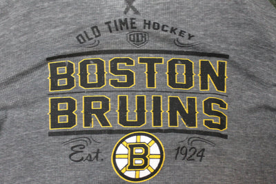 NHL Boston Bruins Men's Old Time Hockey Long Sleeve Tee - XLarge