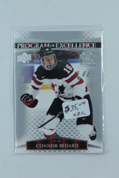 Connor Bedard 2022 Upper Deck Team Canada Juniors - Program of Excellence - XRC