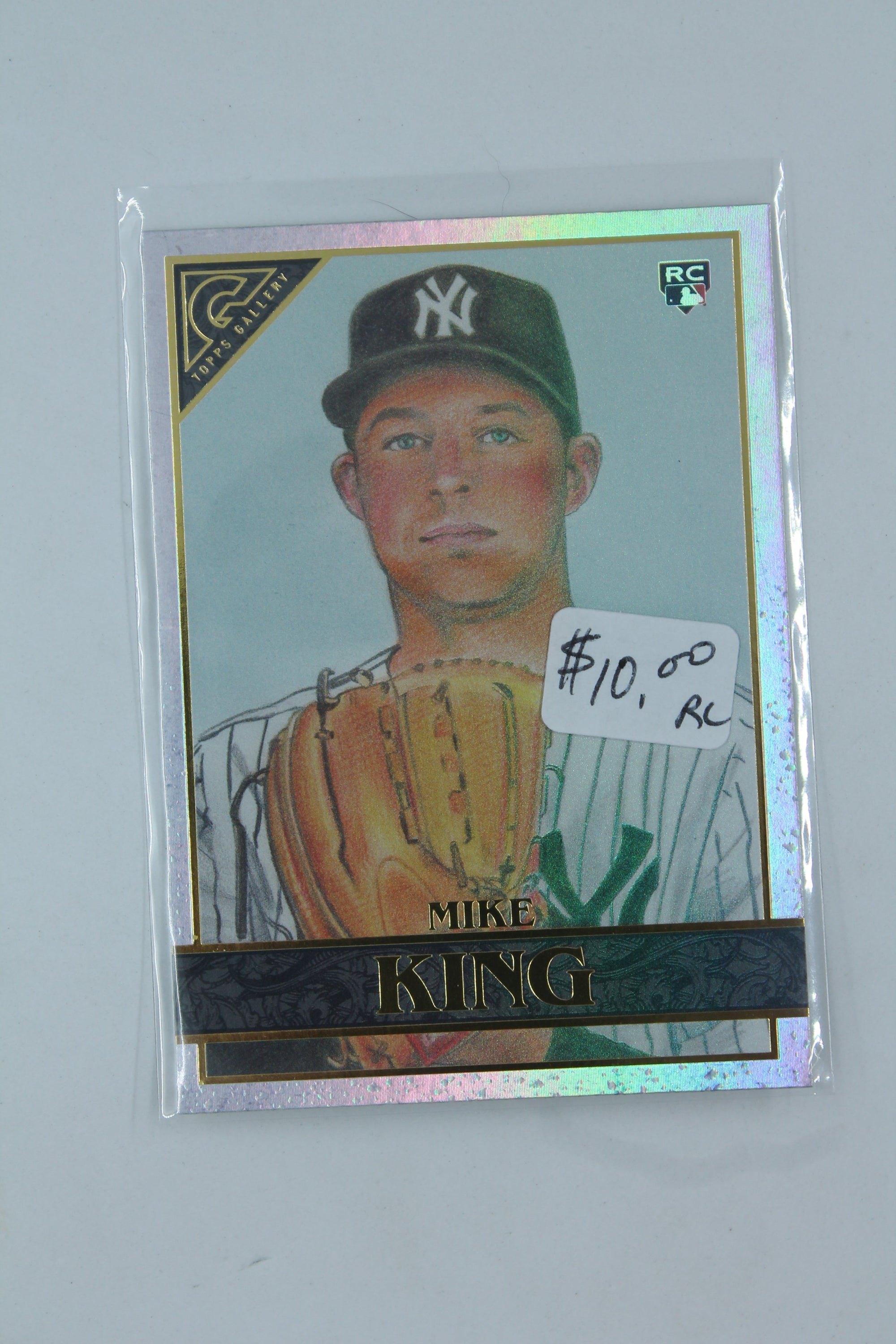 Mike King 2020 Topps Gallery Rainbow Foil Rookie Card