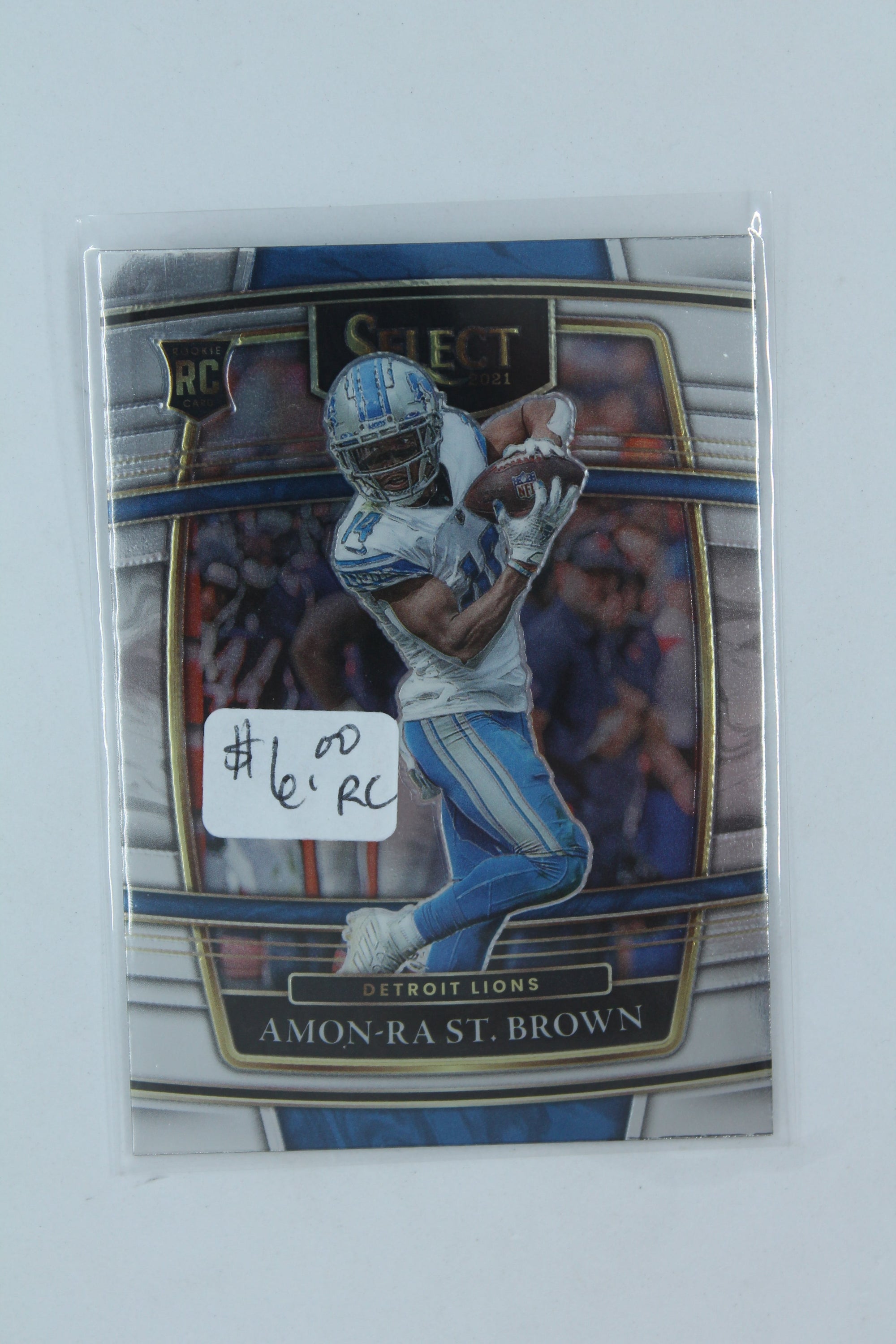 Amon-Ra St. Brown 2021 Panini Select Rookie Card