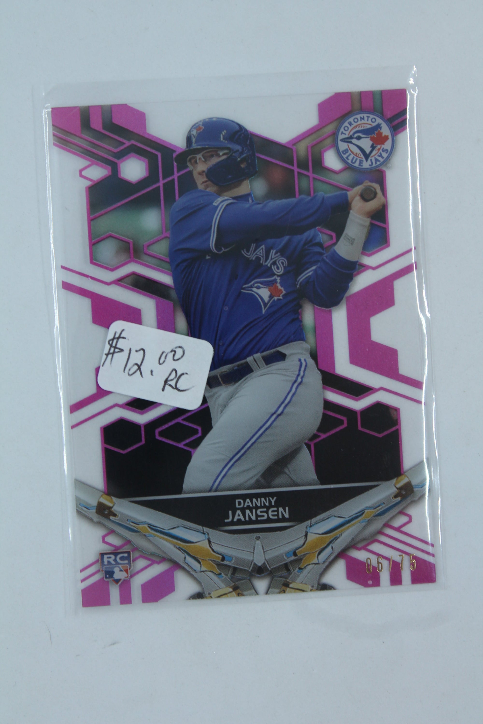 Danny Jansen 2019 Topps High Tek Pink Rookie Card #6/75