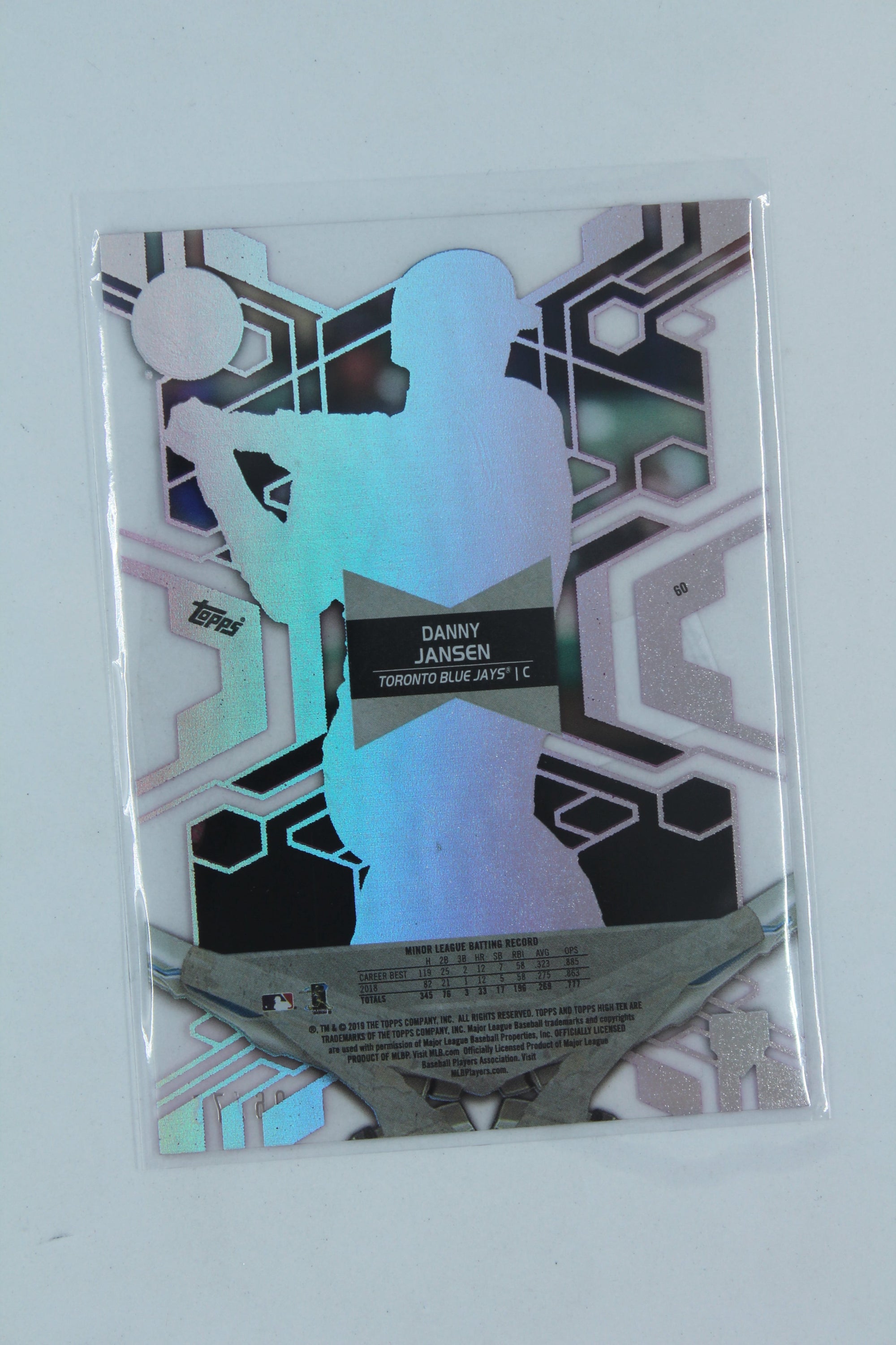 Danny Jansen 2019 Topps High Tek Pink Rookie Card #6/75