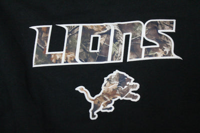 NFL Detroit Lions Men's NFL Apparel Camo Long Sleeve (black)