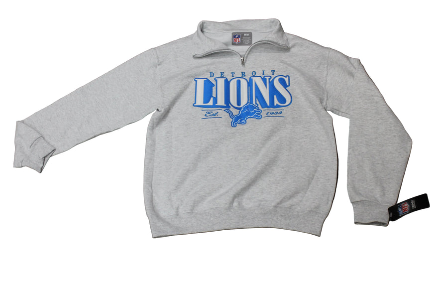 NFL Detroit Lions Men's NFL Apparel 1/4 Zip Pullover