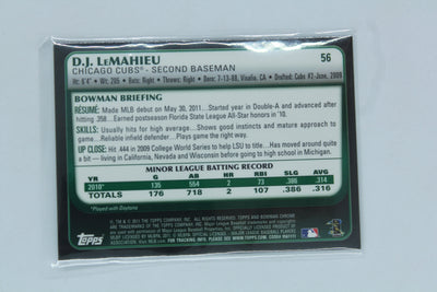 D.J. LeMahieu 2011 Bowman Chrome Draft Picks & Prospects Rookie Card