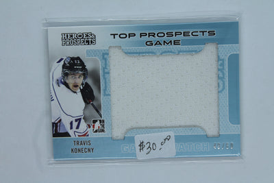 Travis Konecny 2014-15 In the Game Heroes and Prospects - Top Prospects Game Used Jersey - #TPJ-14 #49/60