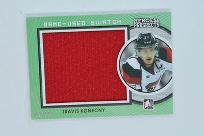 Travis Konecny 2014-15 In the Game Heroes and Prospects - Game Used Swatch - #GUJ-19 #06/10