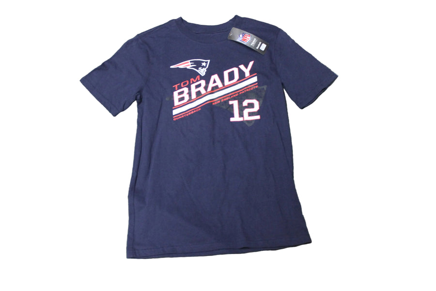 NFL New England Patriots NFL Team Apparel Youth Tom Brady #12 Tee