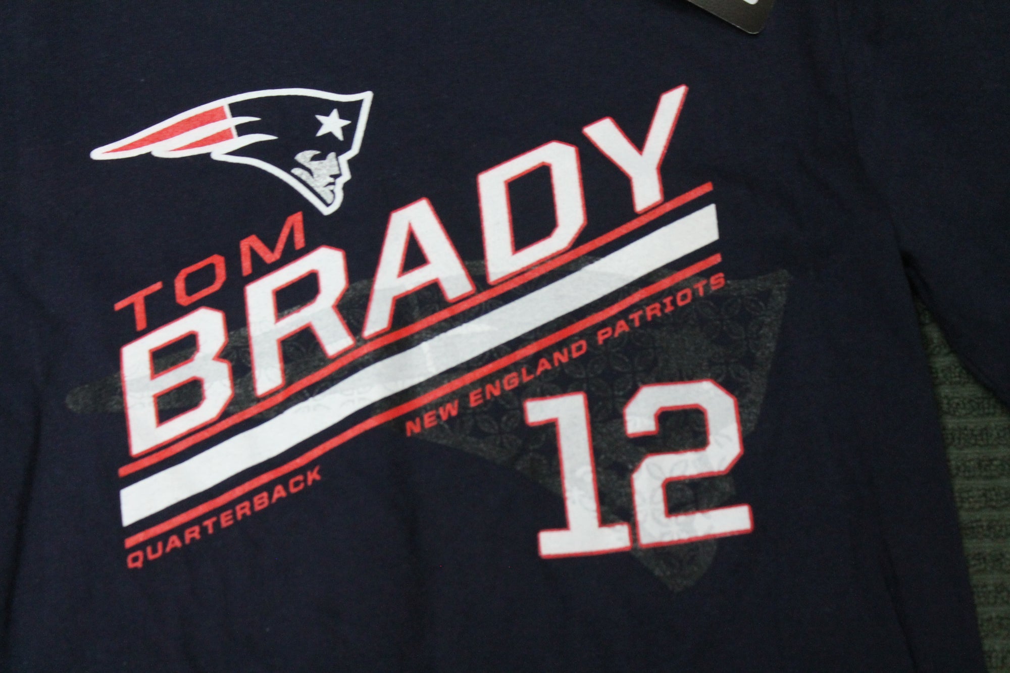 NFL New England Patriots NFL Team Apparel Youth Tom Brady #12 Tee