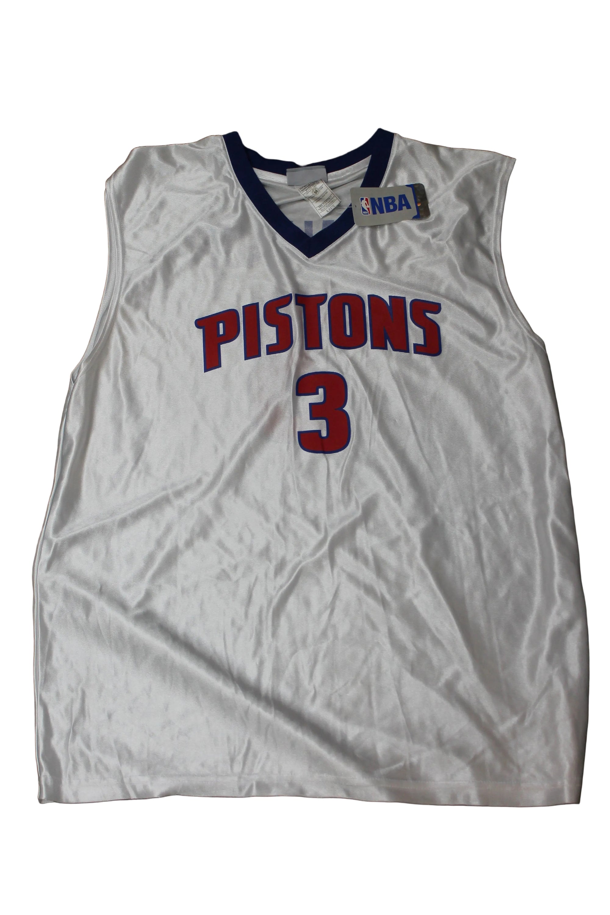 NBA Detroit Pistons Men's Ben Wallace Replica #3 Jersey - XLarge