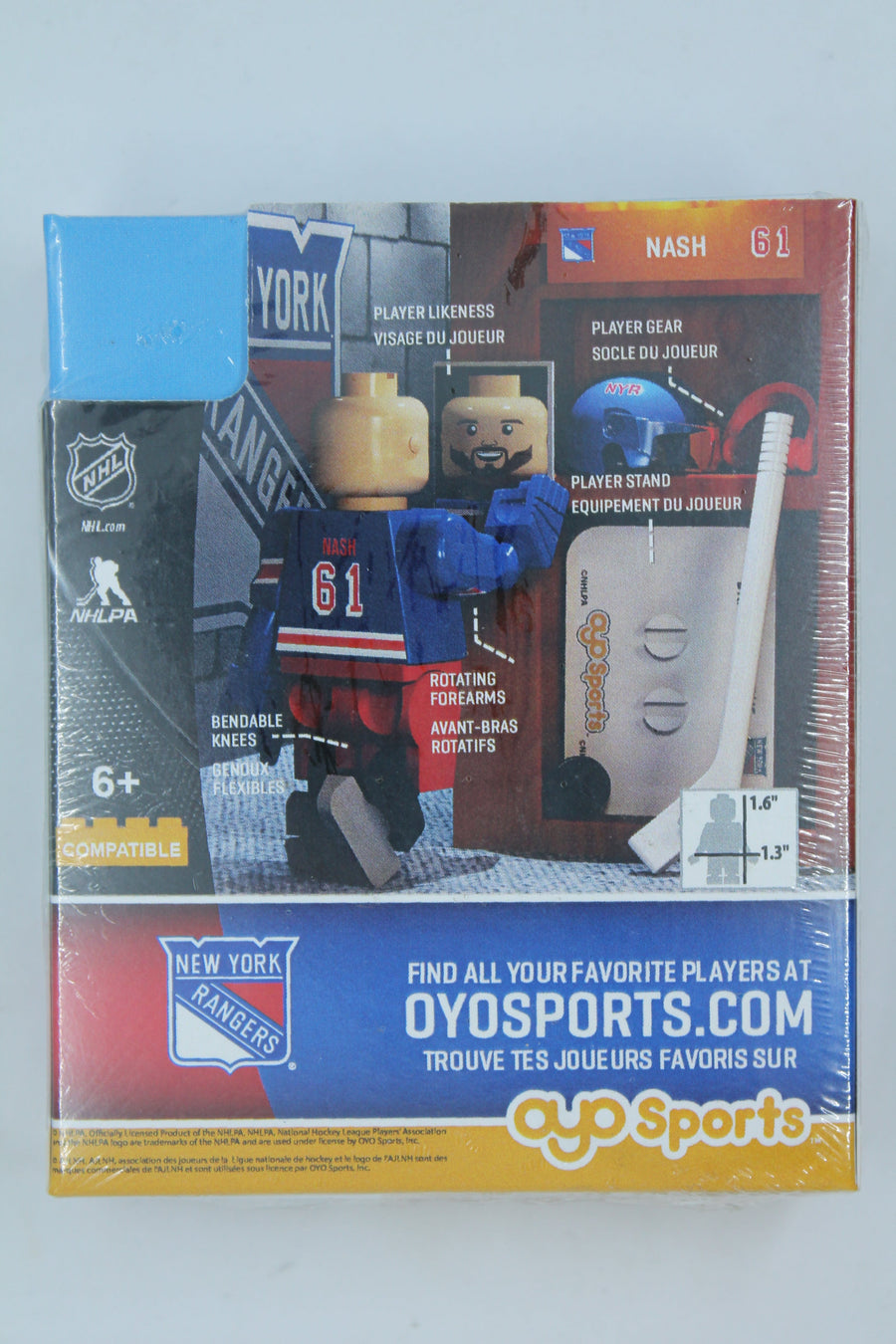 NHL Rick Nash OYO Figure Generation 3 Series 5 - New York Rangers