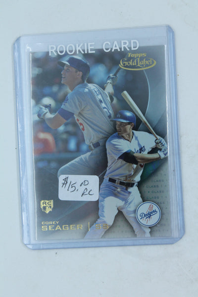 Corey Seager 2016 Topps Gold Label Rookie Card
