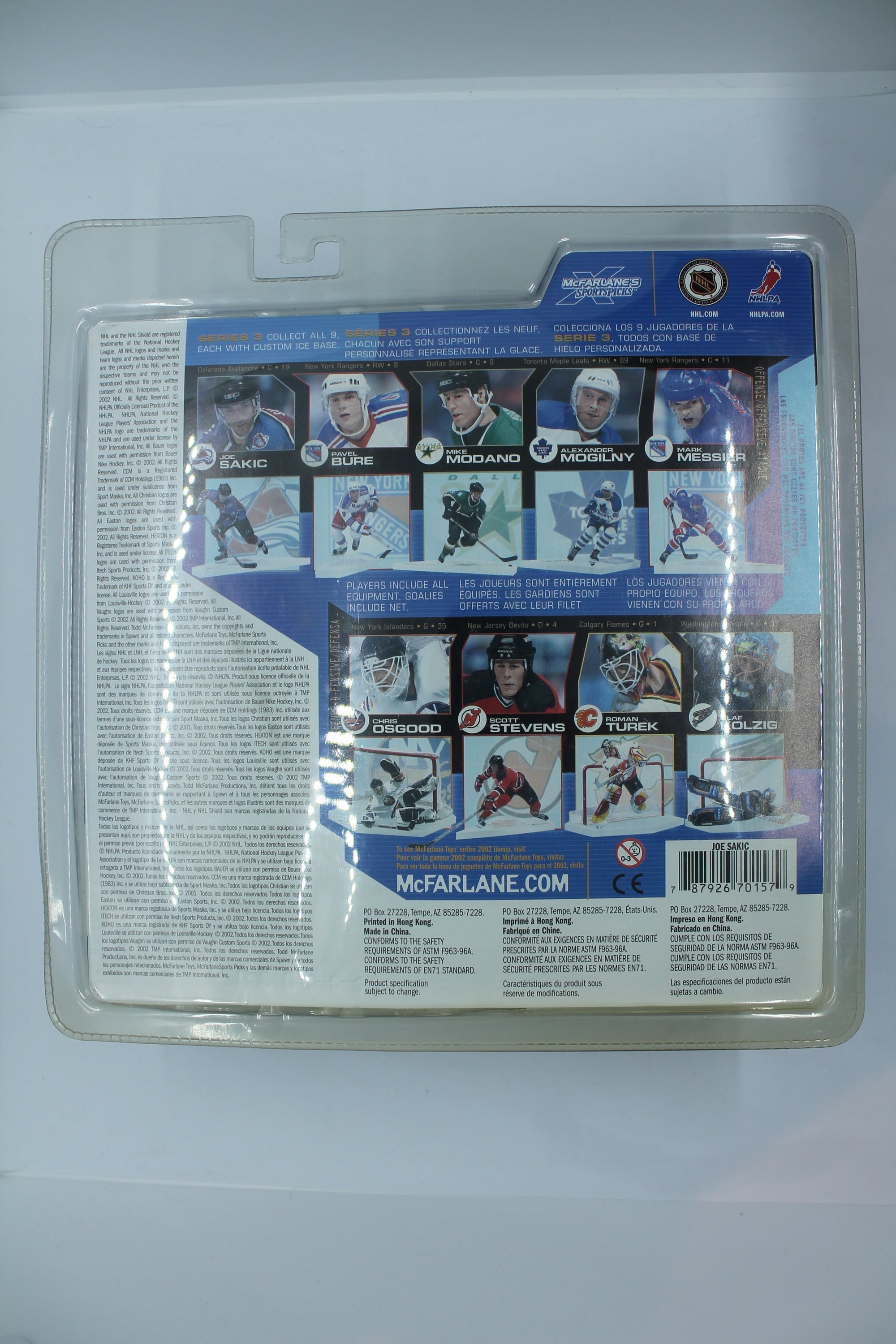 McFarlane Joe Sakic Series 3 - Colorado Avalanche 6" Action Figure