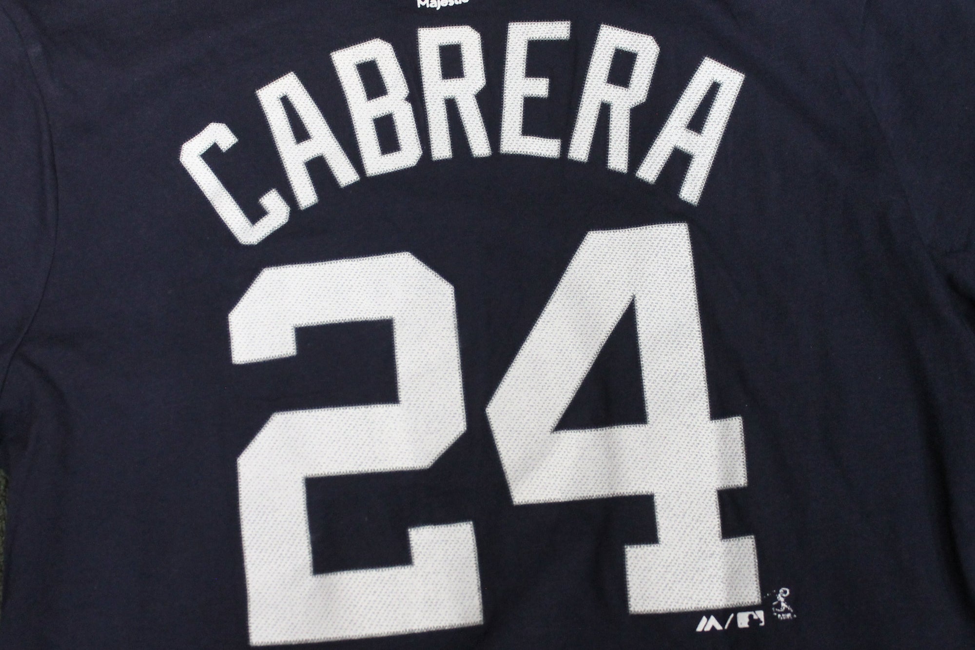 MLB Detroit Tigers Youth Majestic Cabrera #24 T-Shirt - XLarge