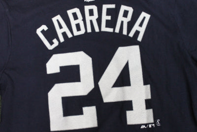 MLB Detroit Tigers Youth Majestic Cabrera #24 T-Shirt - XLarge