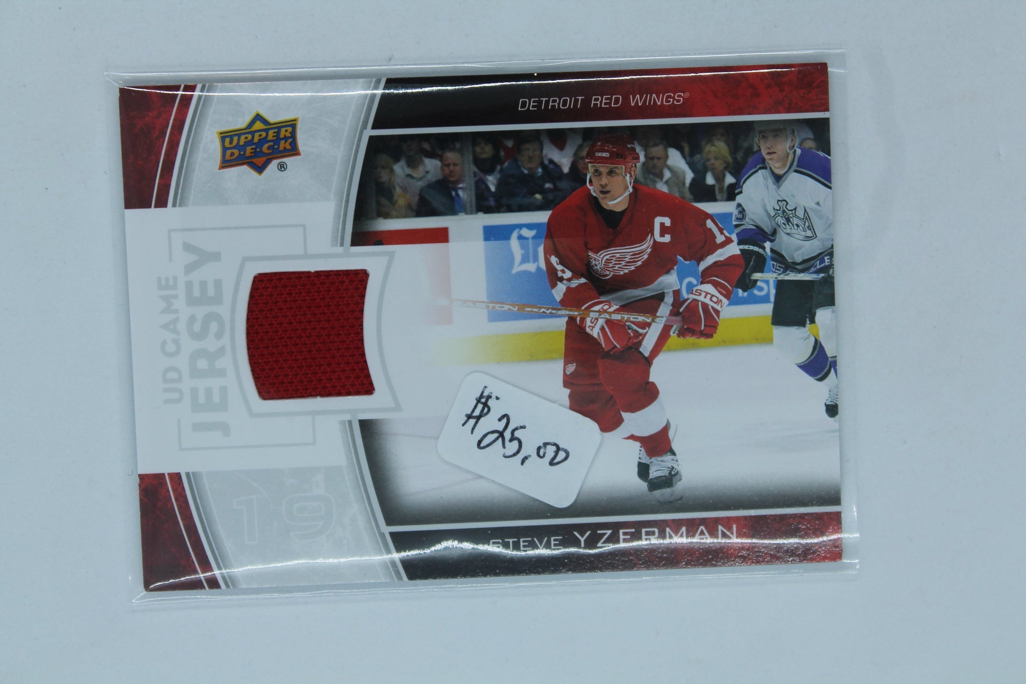 Steve Yzerman 2013-14 Upper Deck - UD Game Jersey Series 2 #GJ-SY - HOF