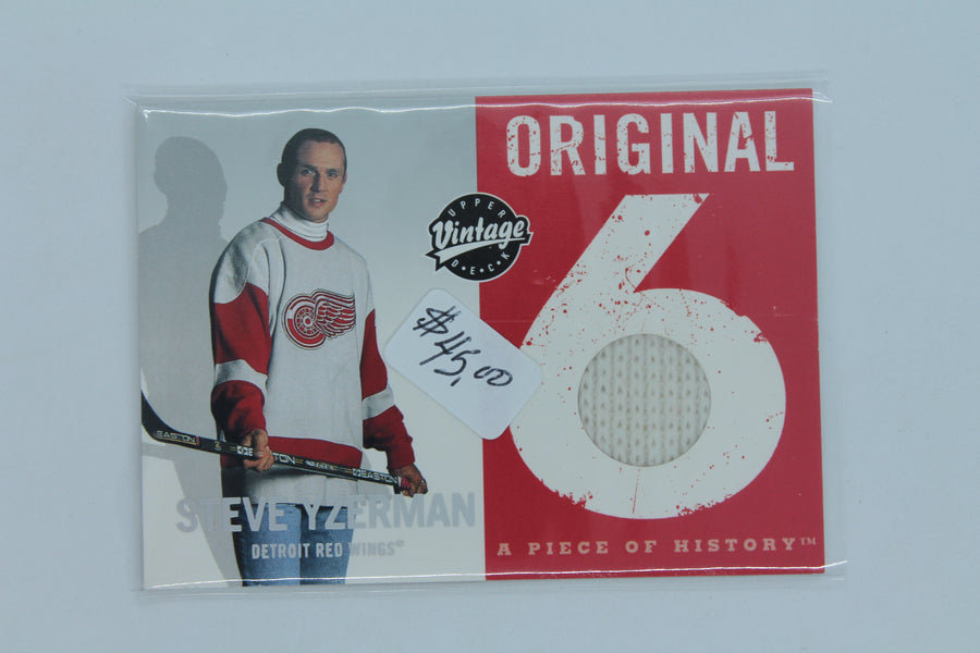 Steve Yzerman  2000-01 Upper Deck Vintage - Original Six #O-SY - HOF