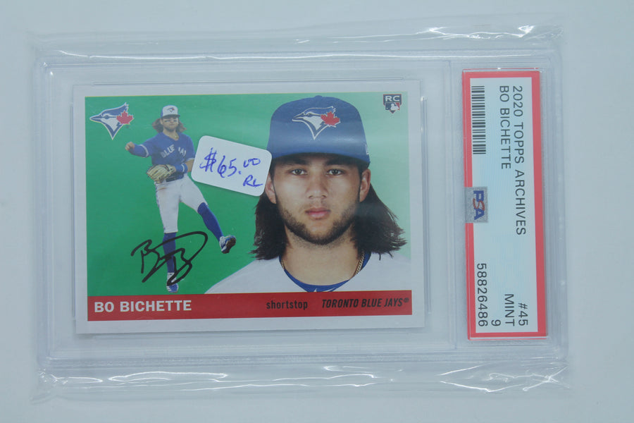 Bo Bichette 2020 Topps Archives Rookie Card - PSA Mint 9