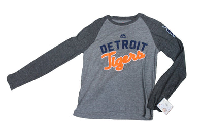 MLB Detroit Tigers Youth Long Sleeve Majestic tee