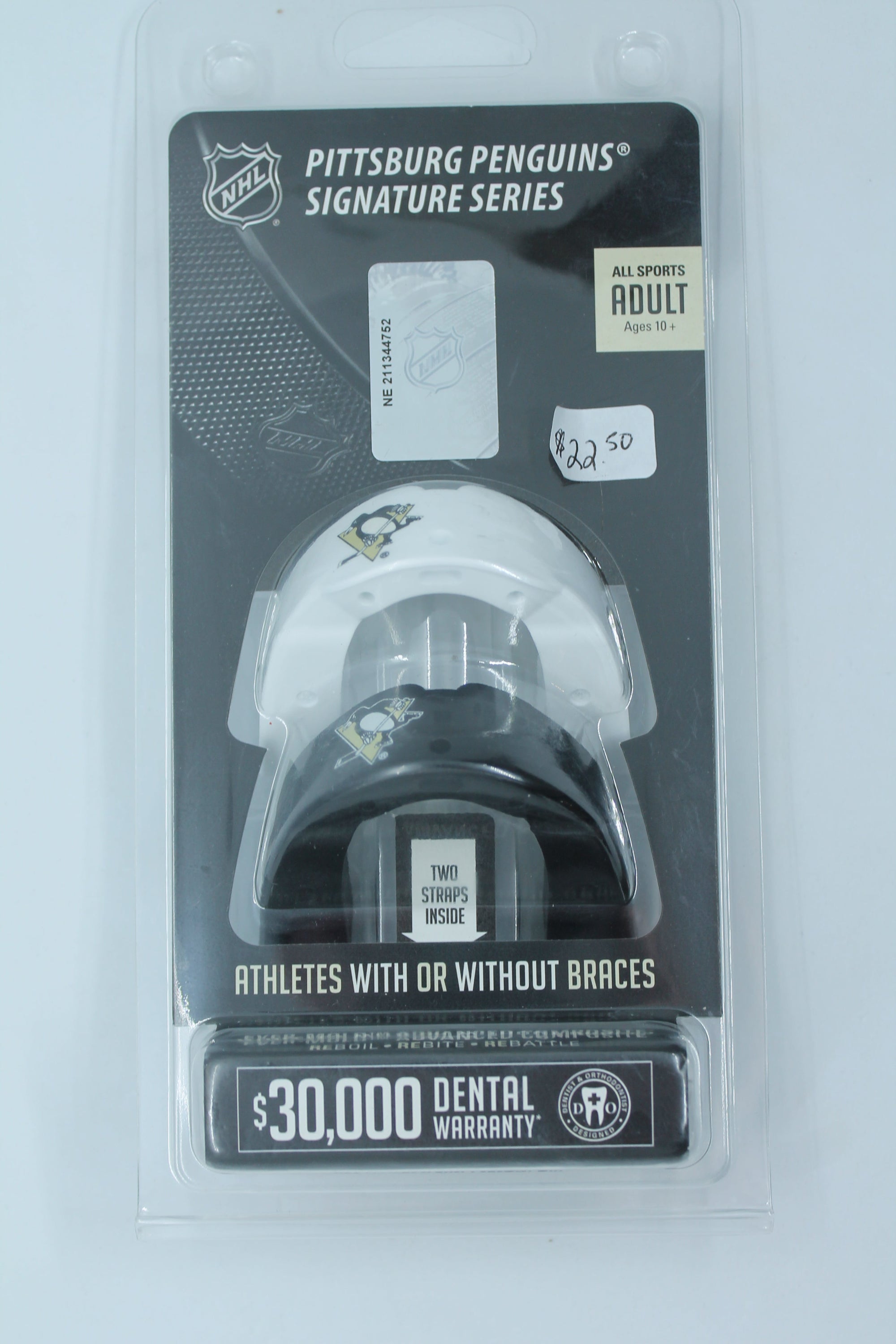 NHL Pittsburgh Penguins Signature Series Mouthguard - Adult 2 Pack