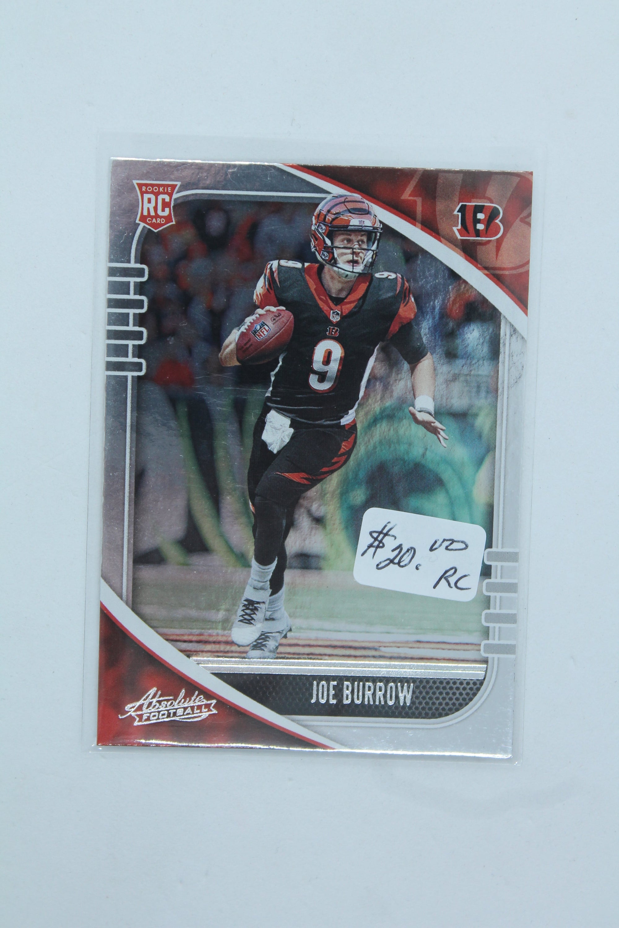Joe Burrow 2020 Panini Absolute Rookie Card