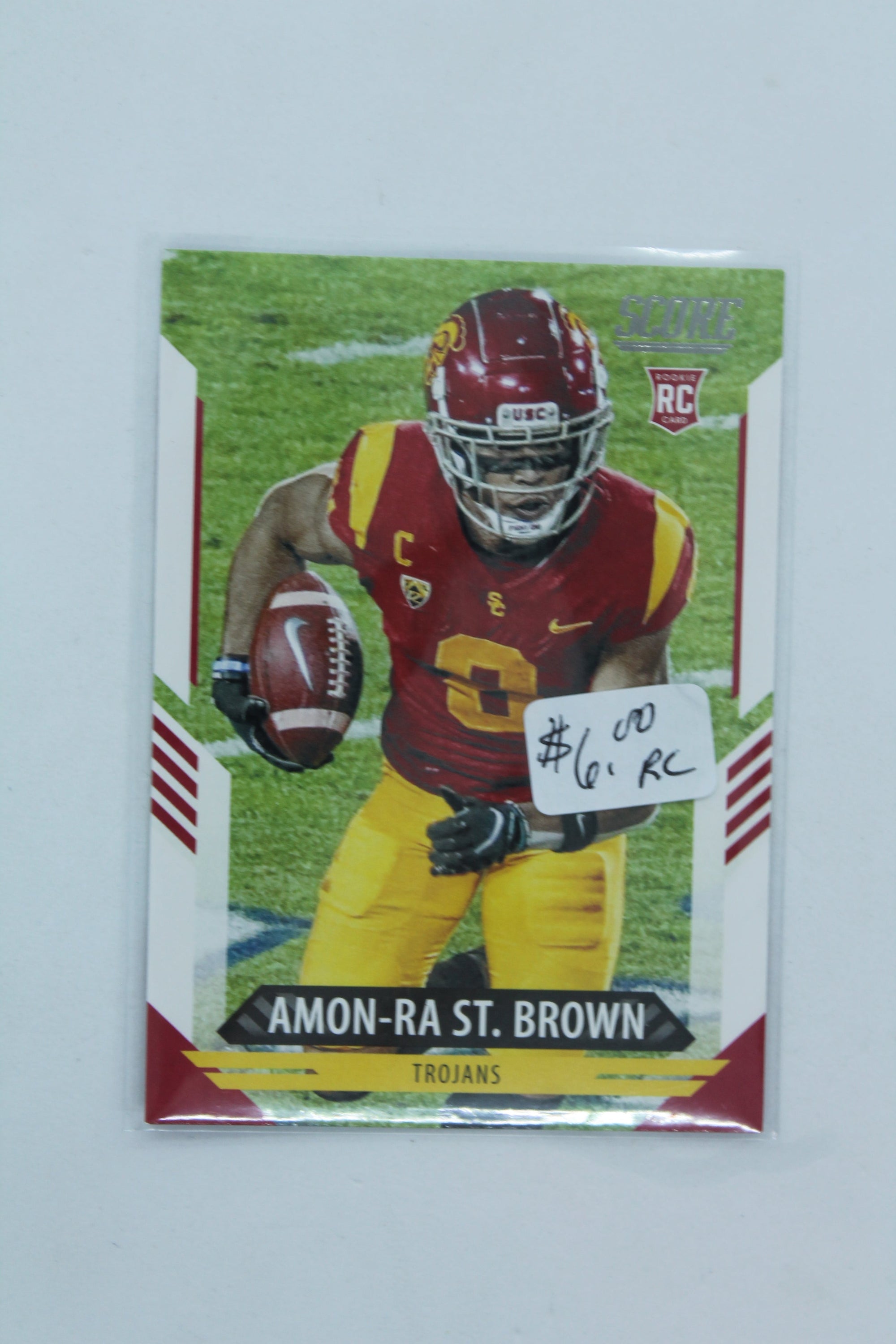 Amon-Ra St. Brown 2021 Panini Score Rookie Card
