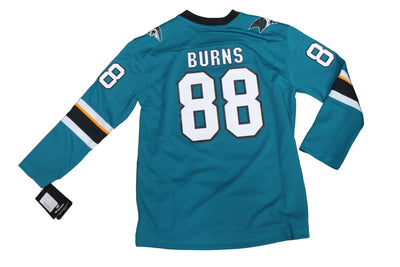 NHL Fanatics - Youth San Jose Sharks Burns #88 Replica Home Jersey (Sale)