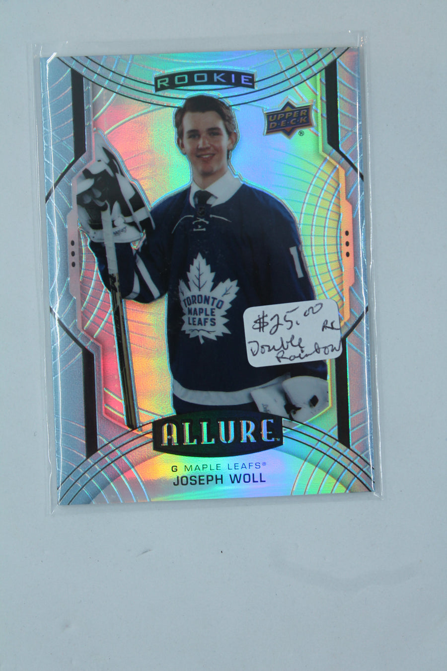 Joseph Woll 2020-21 Upper Deck Allure Double Rainbow Rookie SP Rookie Card
