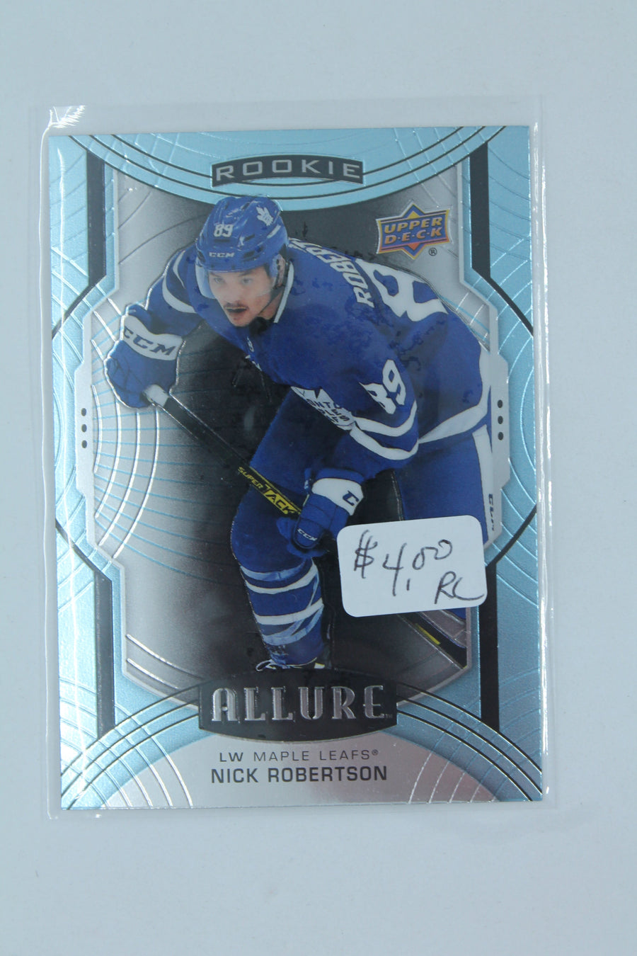 Nick Robertson 2020-21 Upper Deck Allure SP Rookie Card