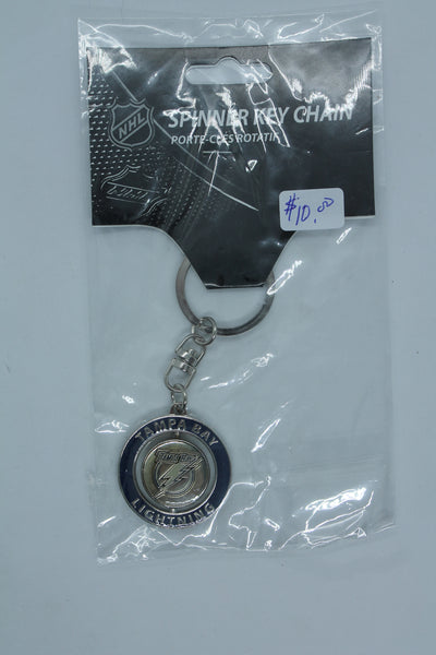 NHL Tampa Bay Lightning Spinner Stanley Cup Champs 2004 Keychain