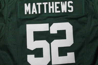 NFL Green Bay Packers Nike Women's Matthews #52 Replica Onfield Jersey (Sale) - Large (online only)