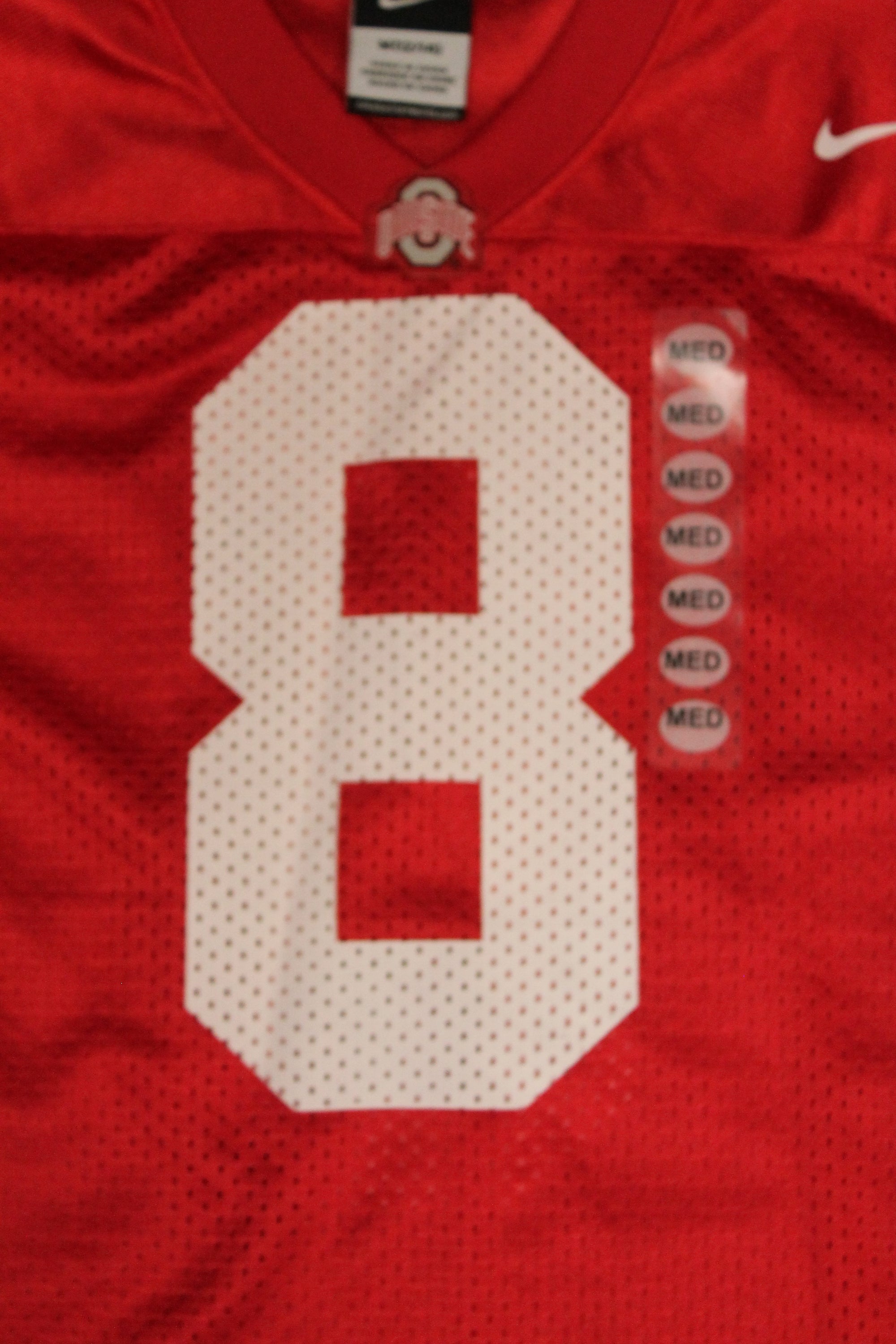 NCAA Ohio State #8 Nike Jersey - Youth Medium