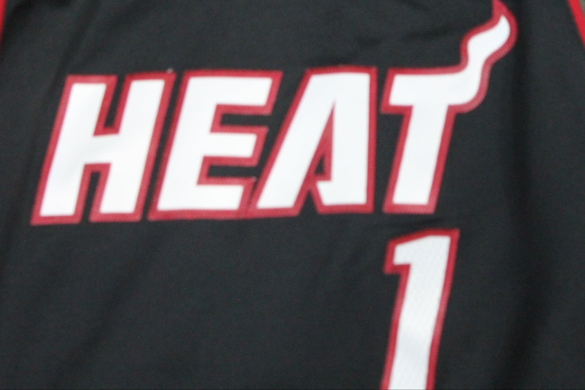 NBA Miami Heat Chris Bosh #1 Adidas Swingman Youth Jersey - Medium