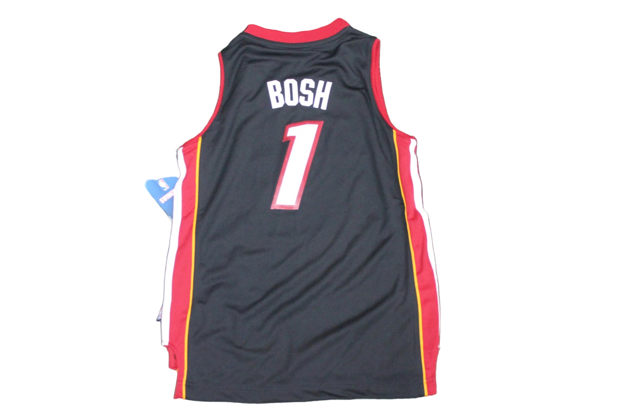 NBA Miami Heat Chris Bosh #1 Adidas Swingman Youth Jersey - Medium
