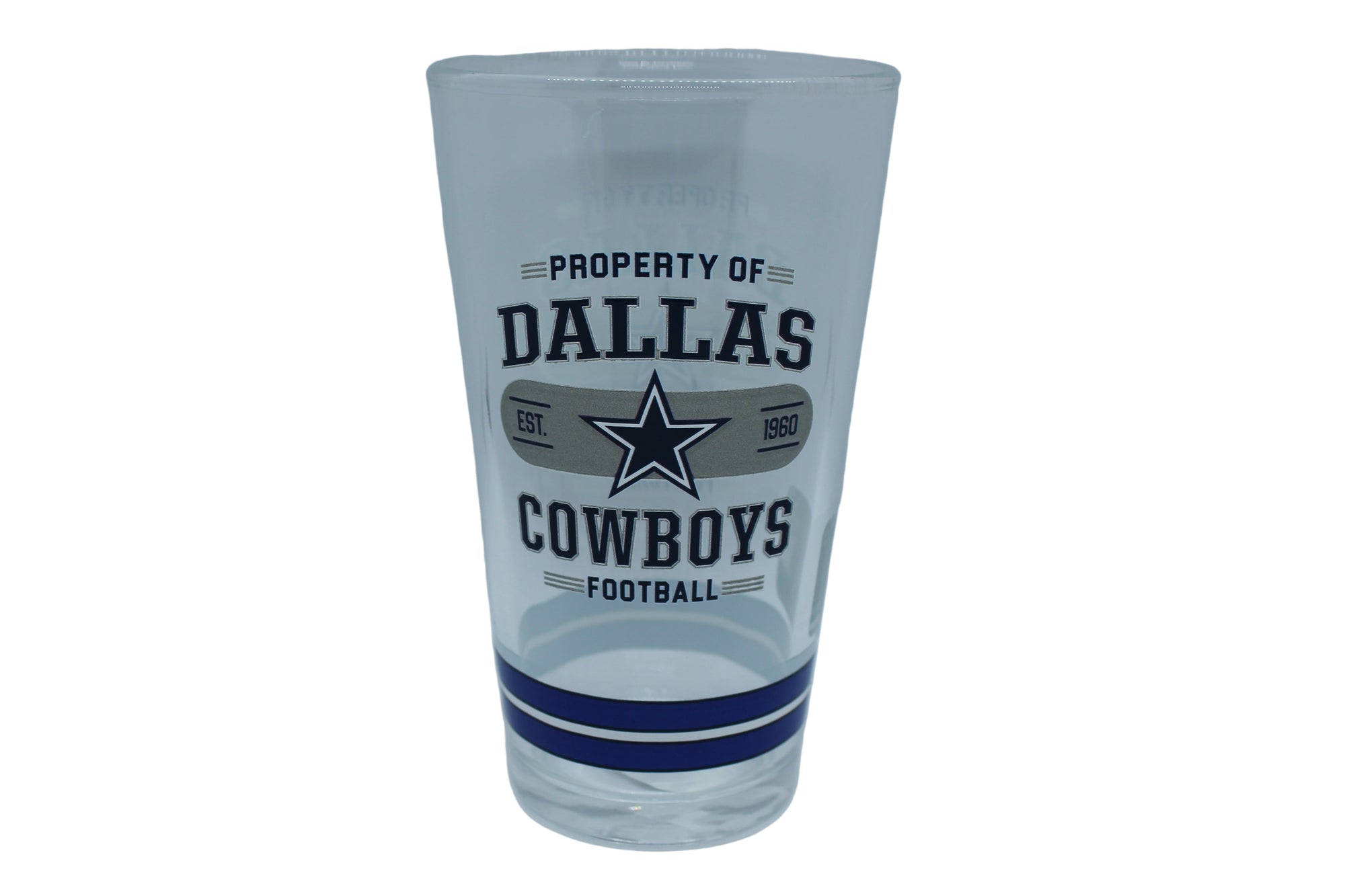 NFL Dallas Cowboys 16 oz Property of Mixing Glass