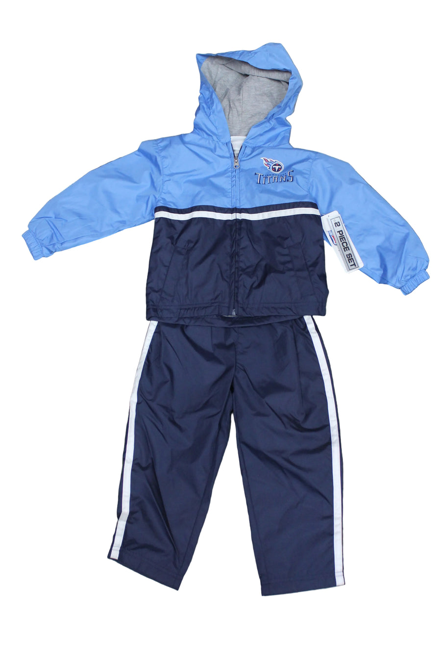 NFL Tennessee Titans Kids 2 Piece Zip-Up Tracksuit - 4T