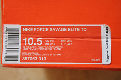 NIKE FORCE SAVAGE ELITE TD FOOTBALL CLEATS -  SIZE 10.5